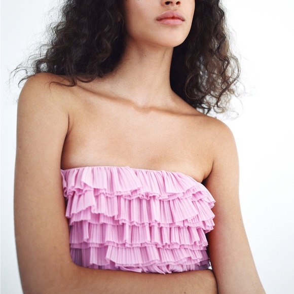 Organza Ruffle Top - Picture 4 of 4